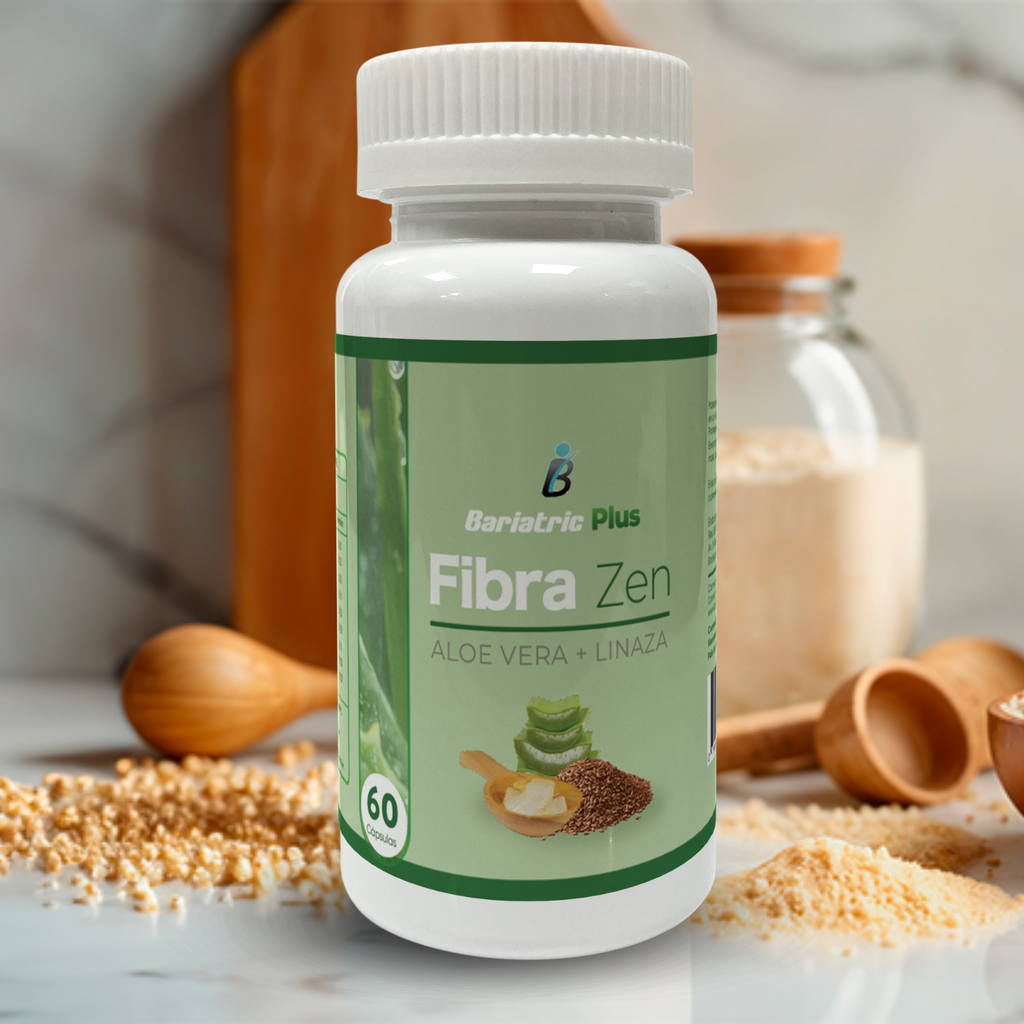 FibraZen |  Aloe Vera + Linaza | 60 cápsulas