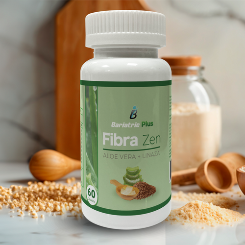 FibraZen |  Aloe Vera + Linaza | 60 cápsulas