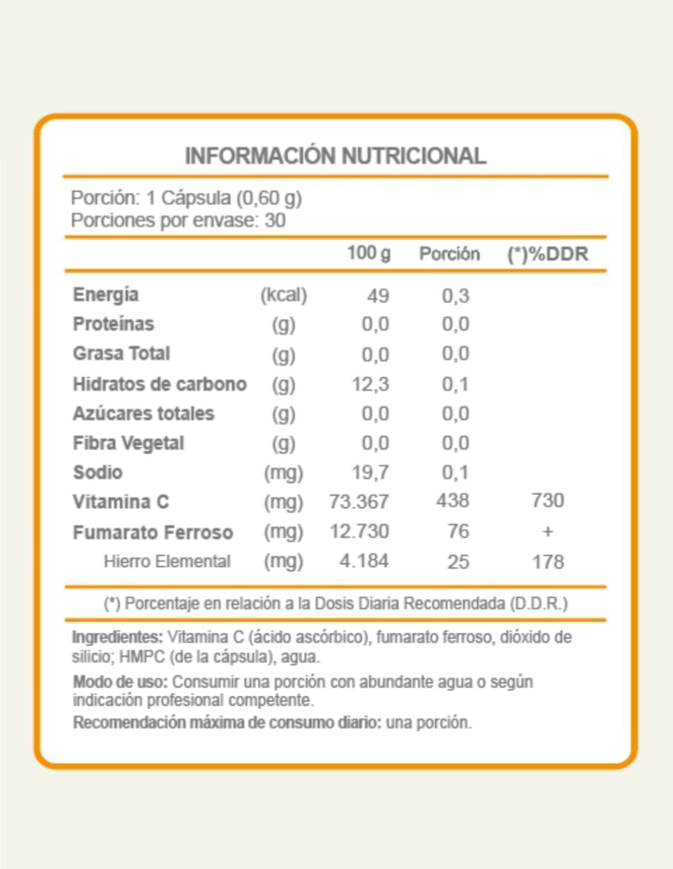 Pack de 3 BariFer C / Hierro + Vitamina C